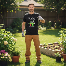 Load image into Gallery viewer, Funny Lawn Care T-Shirt – The Grass Is Calling and I Must Mow Shirt