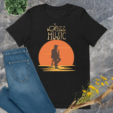 Load image into Gallery viewer, Jazz Fan T Shirt - Summer Vibes T Shirt  | j and p hats