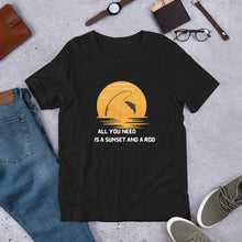 Load image into Gallery viewer, Fishing t shirt  | j and p hats