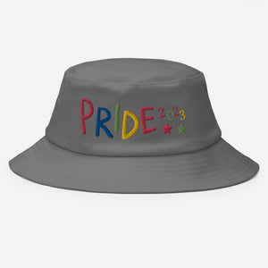 Pride 2023- Embroidered bucket  Hat - J and P Hats 