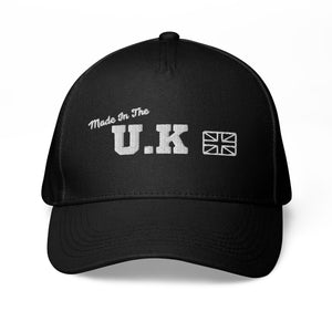 UK Flag Baseball Cap: Unisex - J and P Hats 