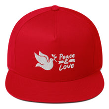Load image into Gallery viewer, Peace Sign cap  - Embroidered SnapBack