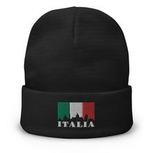 Load image into Gallery viewer, Italian Flag Embroidered Beanie - j and p hats 