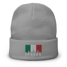 Load image into Gallery viewer, Italian Flag Embroidered Beanie - j and p hats