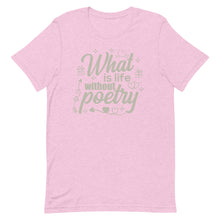 Load image into Gallery viewer, Poetry Gift : What is life without poetry T Shirt