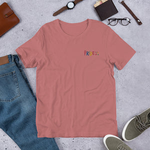Pride 2023- Embroidered T shirt - J and P Hats 