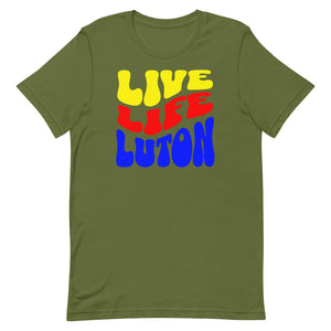 Live Life Luton T-Shirt - J and P Hats