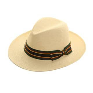 Men’s  Straw Hat - Fedora Style Mens Straw Sun Hat
