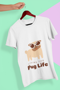 Super cute pug Tshirt for women, men and kids.