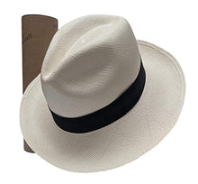 Load image into Gallery viewer, Equal Earth New Genuine Panama Hat Rolling Folding Quality with Travel Tube - White (59cm)