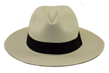 Load image into Gallery viewer, Tumi Latin American Crafts Panama Hat - Rollable - Cream with Black Ribbon 56cm