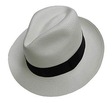 Load image into Gallery viewer, Equal Earth New Genuine Panama Hat Rolling Folding Authentic &amp; Fairtrade - White (58cm)