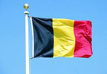 Load image into Gallery viewer, 5x3Ft Belgium Flag, Durable Belgian Flag with 2 Metal Eyelets Used Indoor and Outdoor, Bright Color Belgian National Flag Decorated in Sporting Events, Parties, Parade