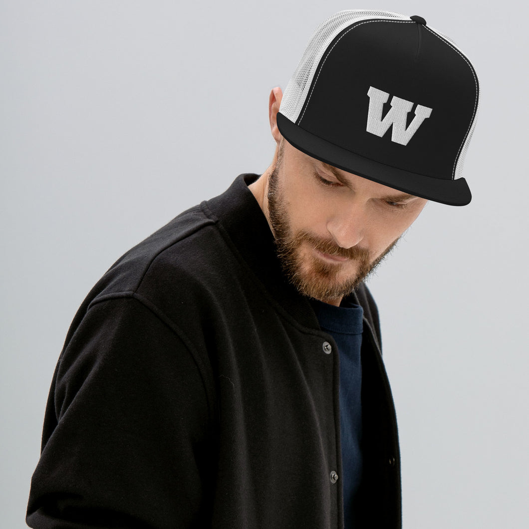 W Hat - Trucker Cap - J And P Hats 