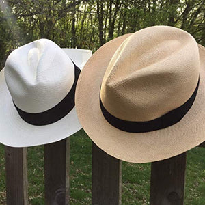 Equal Earth New Genuine Panama Hat Rolling Folding Authentic & Fair trade Natural (59cm)