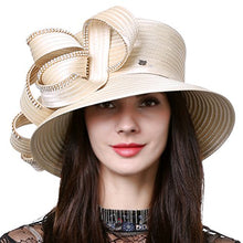 Load image into Gallery viewer, Cute Cloche Style church formal or wedding hat | j and p hats 