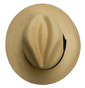 Equal Earth New Genuine Panama Hat Rolling Folding Authentic & Fair trade Natural (59cm)