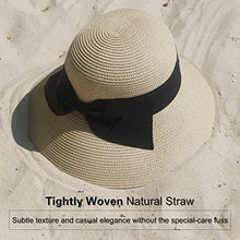 Load image into Gallery viewer, Comhats- Straw Beach Sun Hat - J and p hats 