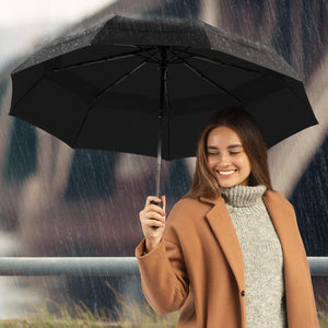 Repel Umbrella Windproof Travel Umbrella - Compact, Light, Automatic, Strong and Portable - Wind Resistant, Small Folding Backpack Umbrella for Rain - Men and Women