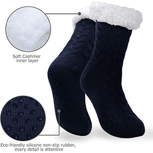 Slipper socks Furry non slip | j and p hats 
