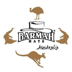 Barmah Hat 1018 Squashy Kangaroo Leather Hat Crackle Brown-J and p hats -