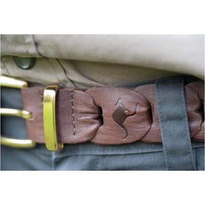 Barmah Kangaroo Leather Belt super Quality in black or brown - J and p hats Barmah Kangaroo Leather Belt super Quality in black or brown