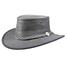Load image into Gallery viewer, Barmah Leather Hat 1060 Bronco Black-J and p hats -