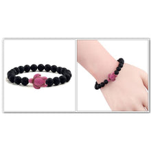 Load image into Gallery viewer, Black Lava Natural Stone Bracelets - J and p hats Black Lava Natural Stone Bracelets