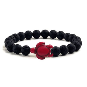 Black Lava Natural Stone Bracelets - J and p hats Black Lava Natural Stone Bracelets