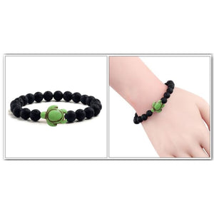 Black Lava Natural Stone Bracelets - J and p hats Black Lava Natural Stone Bracelets