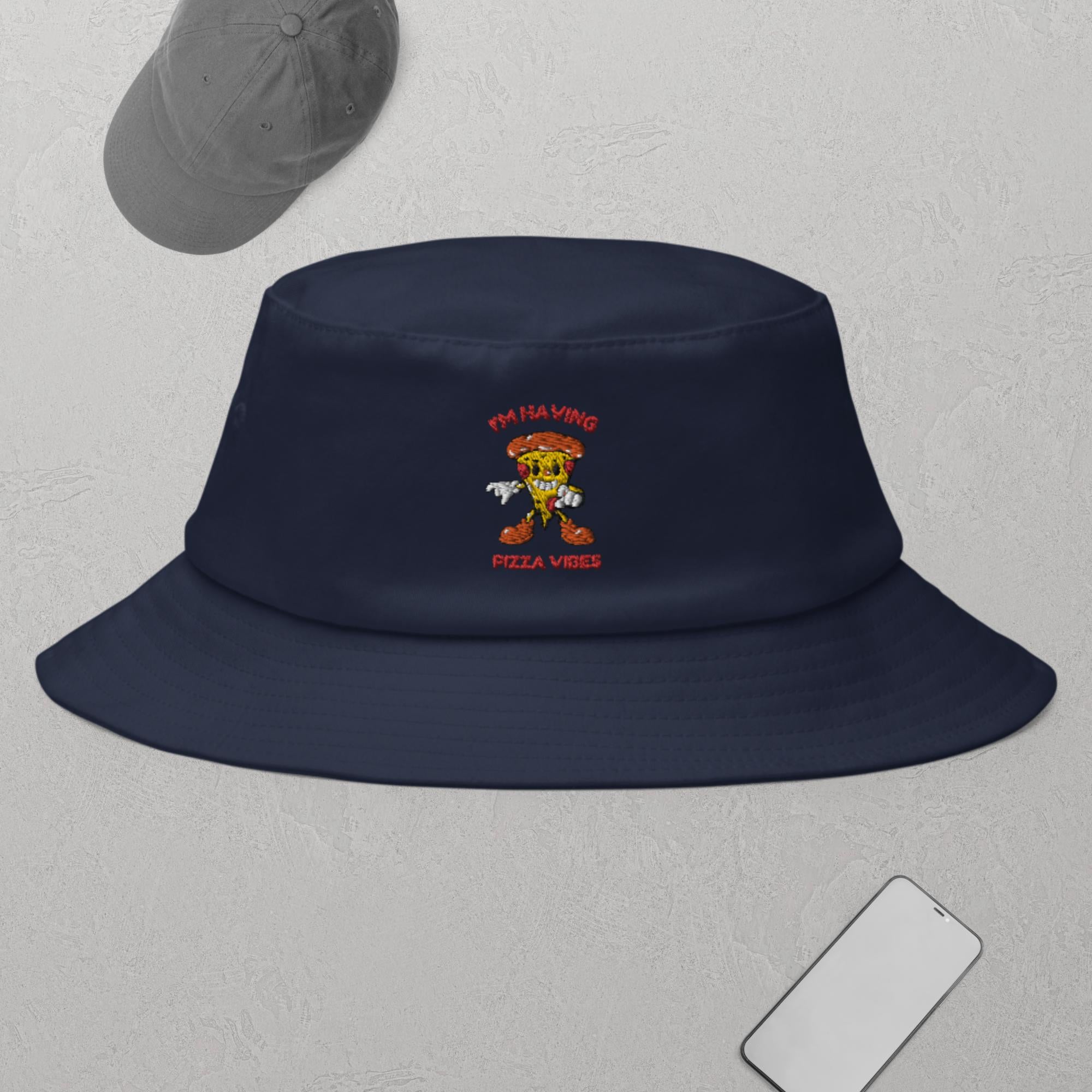 Pizza Bucket Hat old school