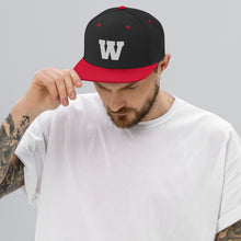 Load image into Gallery viewer, W Snapback Hat - J And P Hats 