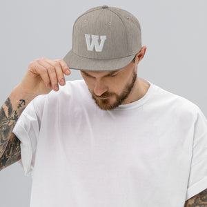 W Snapback Hat - J And P Hats 