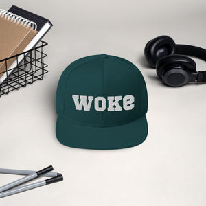 WOKE  Embroidered - SnapBack Cap