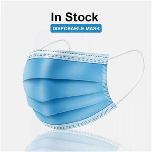 Disposable Face Masks Box Of 50 High Efficiency - J and p hats Disposable Face Masks Box Of 50 High Efficiency