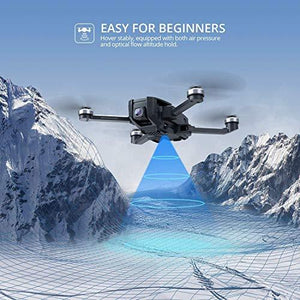 Drone with UHD Camera for Adults, Easy GPS Quadcopter for Beginner &Anti-shake Cam - J and p hats Drone with UHD Camera for Adults, Easy GPS Quadcopter for Beginner &Anti-shake Cam