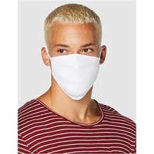 Load image into Gallery viewer, FM London Accessories Reusable Fabric Face Mask, White, One Size (Pack of 50) - J and p hats FM London Accessories Reusable Fabric Face Mask, White, One Size (Pack of 50)