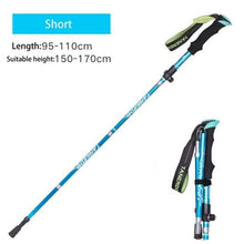 Load image into Gallery viewer, Hiking pole - 4 Section Adjustable and Folding Hiking Pole - J and p hats Hiking pole - 4 Section Adjustable and Folding Hiking Pole
