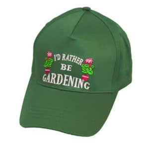 I d rather be gardening baseball cap one size fits all-J and p hats -