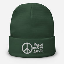 Load image into Gallery viewer, Peace Sign Beanie | j and p hats 
