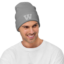 Load image into Gallery viewer, W Hat - Embroidered Beanie - j and p hats 