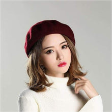 Load image into Gallery viewer, Ladies Wool Beret - Choice Of Colours-J and p hats -