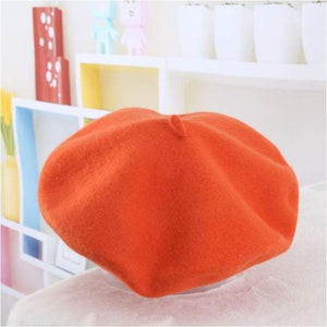 Ladies Wool Beret - Choice Of Colours-J and p hats -