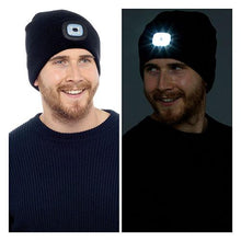 Load image into Gallery viewer, LED Beanie Hat - Usb Charging Hat - J and p hats LED Beanie Hat - Usb Charging Hat