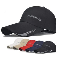 Load image into Gallery viewer, Long peak baseball cap one size fits all great choice of colours - J and p hats Long peak baseball cap one size fits all great choice of colours