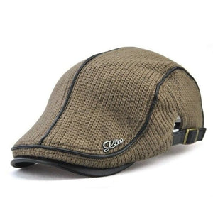 Men's quality narrow style flat cap great choice of colours-J and p hats -