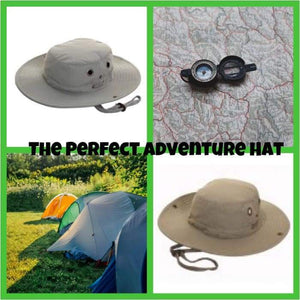 Men's Sun Hat wide brim -  Aussie style bush hat ( Tilley lookalike )-J and p hats -