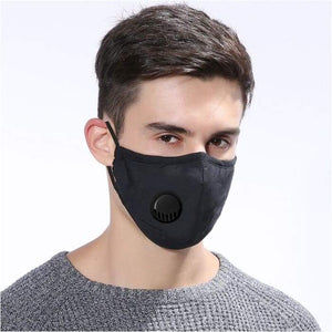 No Mist Face Mask With Side Filter Black - J and p hats No Mist Face Mask With Side Filter Black