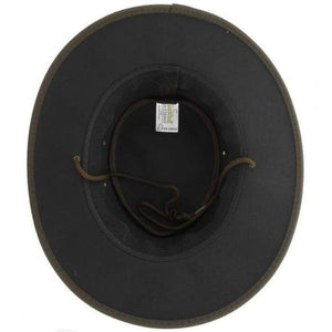 Oilskin Hat - BARMAH HAT 1050 OILSKIN BROWN-J and p hats -