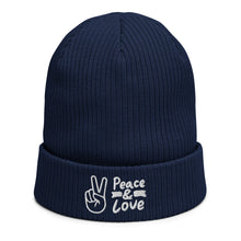 Load image into Gallery viewer, Peace Sign Beanie | j and p hats 